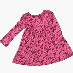 Disney Jumping Beans Minnie Mouse Girls Dress 24M Limited Edition Pink Long Slee